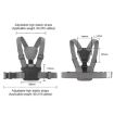 4 in 1 Quick Release Body Mount Belt Chest Strap with Screw - Grey - 4