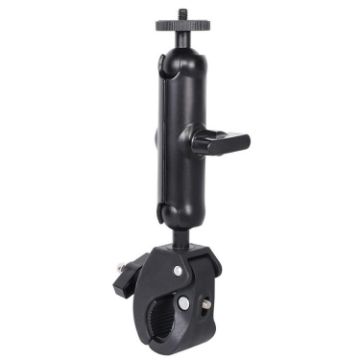 Universal Action Camera Handlebar Clamp, Medium 20cm, Black - 1