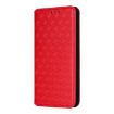 Fossibot S3 Pro Red Flip Leather Phone Case with Cubic Grid Texture - 2