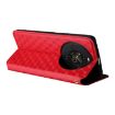 Fossibot S3 Pro Red Flip Leather Phone Case with Cubic Grid Texture - 6