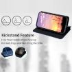 Ulefone Note 15 Blue Flip Leather Phone Case with Cubic Grid Texture - 4
