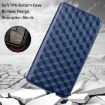 Ulefone Note 15 Blue Flip Leather Phone Case with Cubic Grid Texture - 6