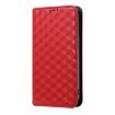 Ulefone Note 16 Pro Red Flip Leather Phone Case with Cubic Grid Texture - 2