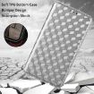 Ulefone Note 6/6P/6T Silver Flip Leather Case - Cubic Grid Texture - 6