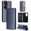 Ulefone Note 17 Pro Blue Flip Leather Phone Case with Cubic Grid Texture - 1
