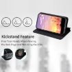 Ulefone Note 20 Pro Black Flip Leather Phone Case with Cubic Grid Texture - 4