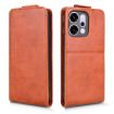 OPPO Reno14 Pro Global Magnetic Flip Leather Case with Buckle - Brown - 2