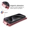 OPPO A5x 5G/4G Magnetic Flip Leather Case with Buckle - Rose Gold - 5