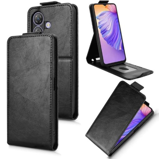 Ulefone Note 21 Black Magnetic Flip Leather Phone Case with Buckle - 1