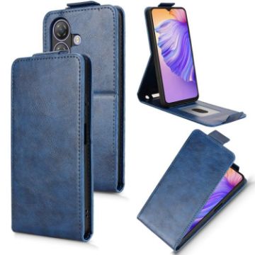 Ulefone Note 21 Blue Magnetic Flip Leather Phone Case with Buckle - 1