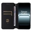 OnePlus 13T Blue Flip Leather Phone Case with Cubic Grid Texture - 4