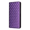 OnePlus 13T Purple Flip Leather Phone Case with Cubic Grid Texture - 2