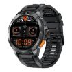 AK77 BT Call Smart Watch - Blood Oxygen/Pressure/Heart Rate Monitor, Black - 1