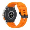 AK77 BT Call Smart Watch - Blood Oxygen/Pressure/Heart Rate Monitor, Orange - 4