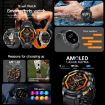 AK77 BT Call Smart Watch - Blood Oxygen/Pressure/Heart Rate Monitor, Orange - 5