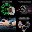 AK77 BT Call Smart Watch - Blood Oxygen/Pressure/Heart Rate Monitor, Orange - 9