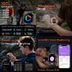 AK80 BT Call Smart Watch - Blood Oxygen/Pressure/Heart Rate Tracker (Grey) - 8