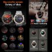AK81 Silver Steel Smart Watch, BT Call, Blood Pressure/Heart Rate Monitor - 8
