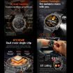 AK81 BT Call Smart Watch, Blood Pressure/Heart Rate Monitor, Silver Silicone - 7