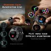 AK82 BT Call Smart Watch - Blood Oxygen/Pressure/Heart Rate Monitor, Space Gray - 7