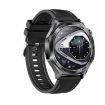 AK83 Smart Watch, BT Call, Blood Pressure/Heart Rate Monitor, Black Silicone - 2