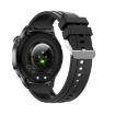 AK83 Smart Watch, BT Call, Blood Pressure/Heart Rate Monitor, Black Silicone - 4