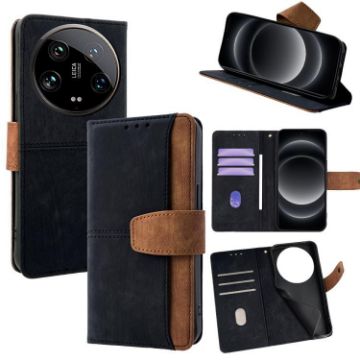 Xiaomi 14 Ultra Black Leather RFID Blocking Phone Case - 1