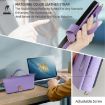 Vivo X200s 5G Crossbody Leather Phone Case - Purple, Cross Texture - 7