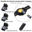Garmin Fenix 8/7X/vivoactive 6 Watch Charging Adapter Type-C 90 Elbow - 5