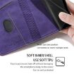 Redmi A5 4G Leather Phone Case, Contrast Color, Purple/Rose Red - 7