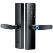 Z17 Tuya Smart WiFi Fingerprint Password Door Lock, 14.7cm, Black - 1