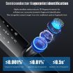Z17 Tuya Smart WiFi Fingerprint Password Door Lock, 14.7cm, Black - 3