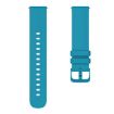 18mm xDfind Flat Cyan-blue Silicone Watch Band - Pure Color - 3