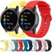 18mm xDfind Flat Cyan-blue Silicone Watch Band - Pure Color - 4