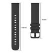 18mm xDfind Flat Cyan-blue Silicone Watch Band - Pure Color - 6