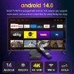 H96Max 4K UHD Android 14 TV Box, RK3518 Quad-Core, 2GB+16GB, US Plug - 3