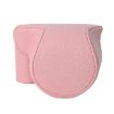 FUJIFILM X-M5 Pink Retro Litchi Texture Leather Camera Case with Strap - 4