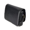 Canon G7 X Mark III Retro Leather Camera Case Bag with Strap (Black) - 3