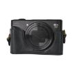 Canon PowerShot SX740 HS Leather Camera Case Bag with Strap (Black) - 5