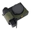 Sony ILCE-6700/A6700 Green Litchi Texture PU Leather Camera Half Case - 7