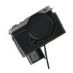 Panasonic LUMIX S9 Litchi Texture PU Leather Camera Half Case Black - 2