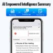 JNN A6 Portable Smart AI Magnetic Recorder, 64GB, APP Control, Black - 5
