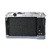 FUJIFILM X-M5 Blue Litchi Texture PU Leather Camera Half Case Base - 3