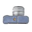 FUJIFILM X-M5 Blue Litchi Texture PU Leather Camera Half Case Base - 4