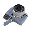 FUJIFILM X-M5 Blue Litchi Texture PU Leather Camera Half Case Base - 5