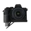 Nikon Z50II Litchi Texture PU Leather Camera Half Case Base Black - 2