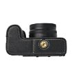 Nikon Z50II Litchi Texture PU Leather Camera Half Case Base Black - 4