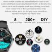 H77 1.43" AMOLED Smart Watch IP67 Waterproof BT Call - Pink - 8