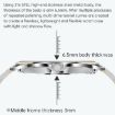H78 Smart Watch 1.43" AMOLED IP67 Waterproof BT Call Gold/Black - 5