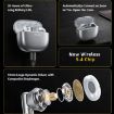 WK WS-19 Kinvoice Series Metal TWS Wireless Earbuds - Silver - 6